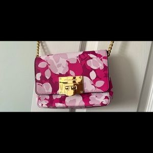 Michael Kor Crossbody/Clutch Floral Bag